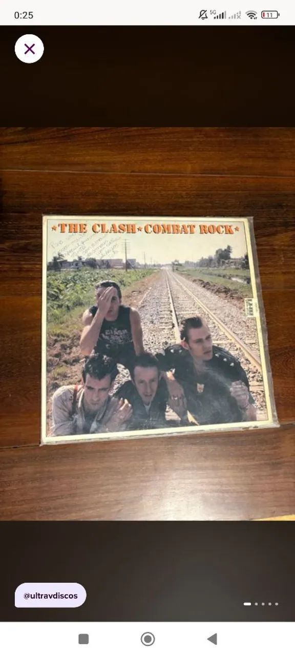 Vinil The Clash Combat Rock 
