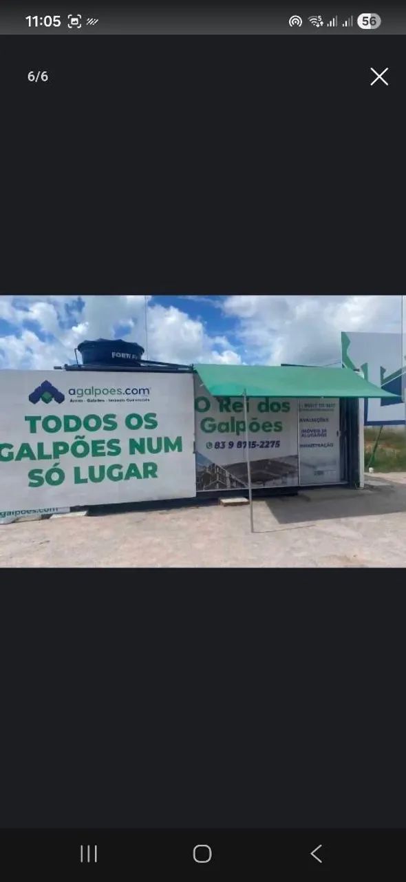 Container Pronto para Loja com Vitrine ACM Revestimento Térmico Copa e Banheiro - Foto 4