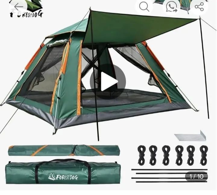 Barraca de acampamento automática 5-6 pessoas - Foto 4