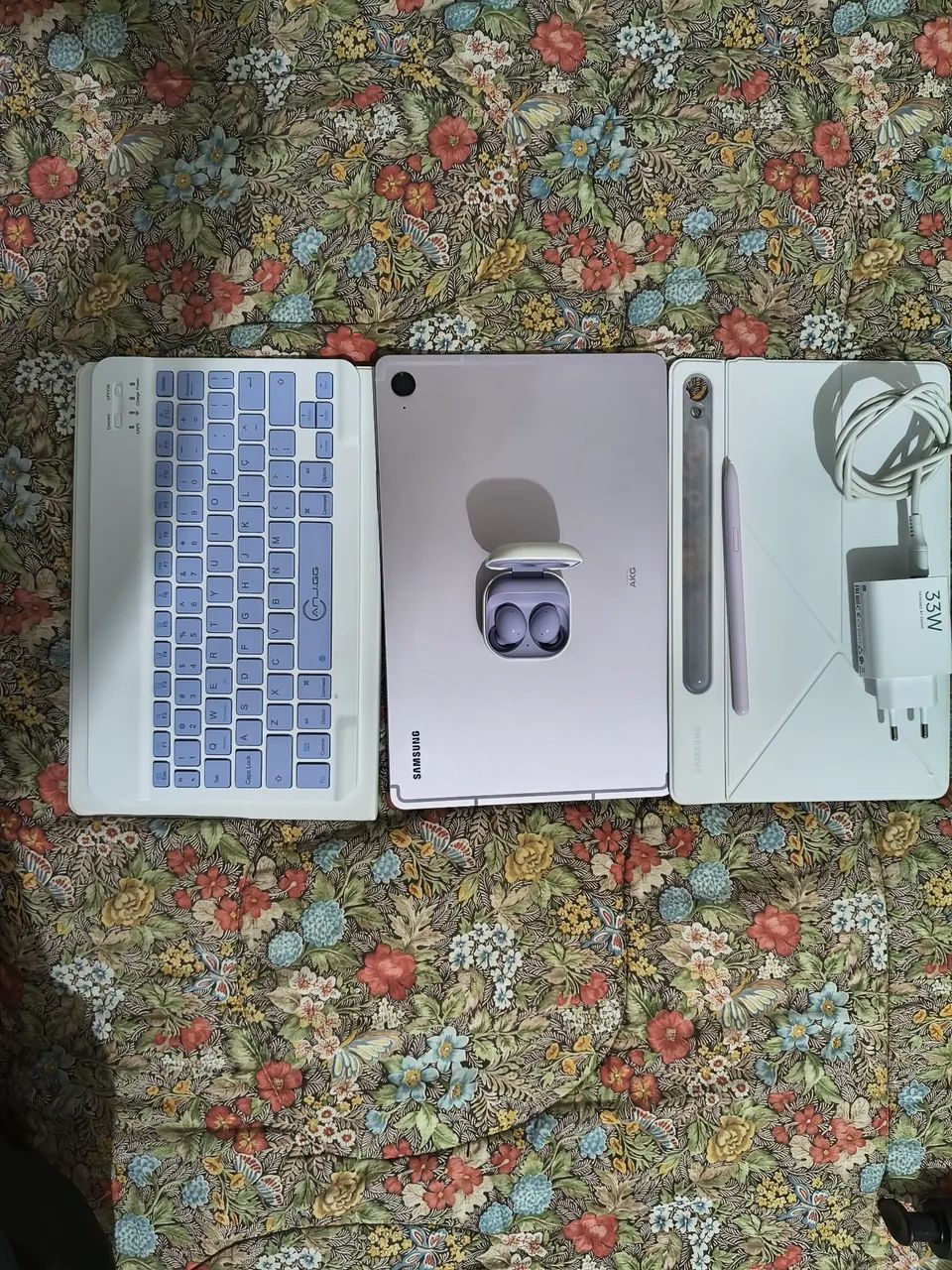Tablet Samsung S9 Fe, 128 GB 4 GB RAM,+ buds 2 original