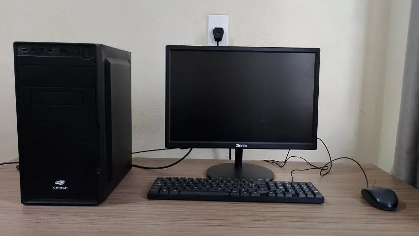 Computador C3 Tech Completo + teclado mouse + monitor + webcam