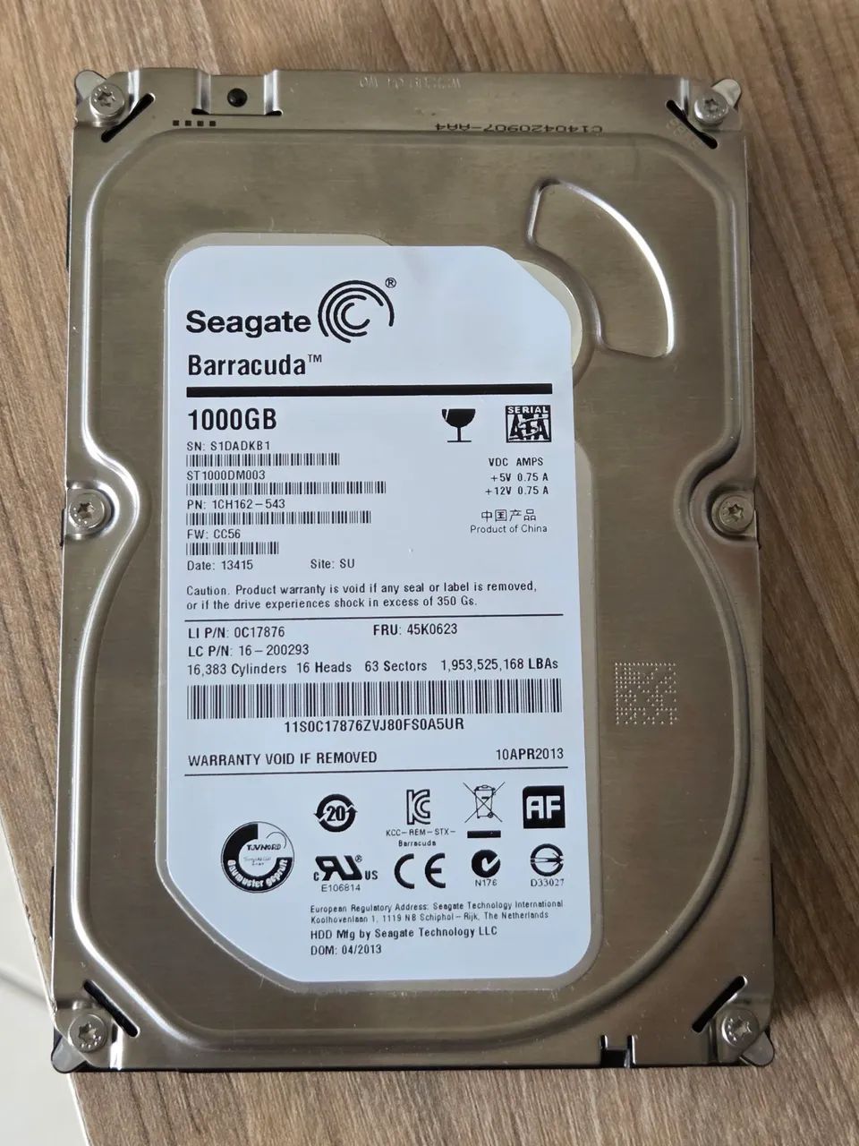 HD Sata 1tb