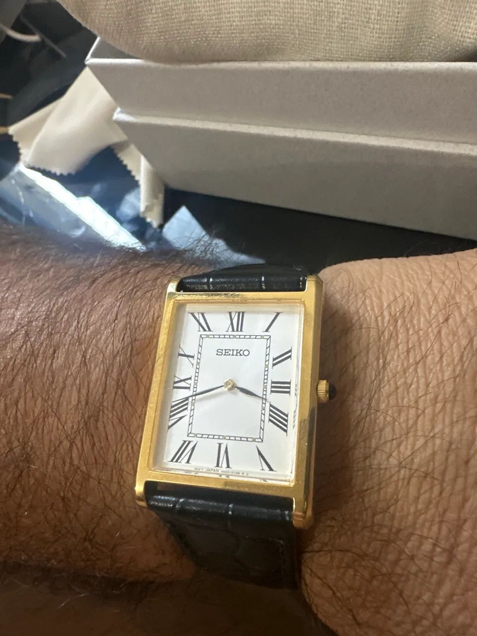 RELÓGIO SEIKO TANK ORIGINAL NOVO  - Foto 5