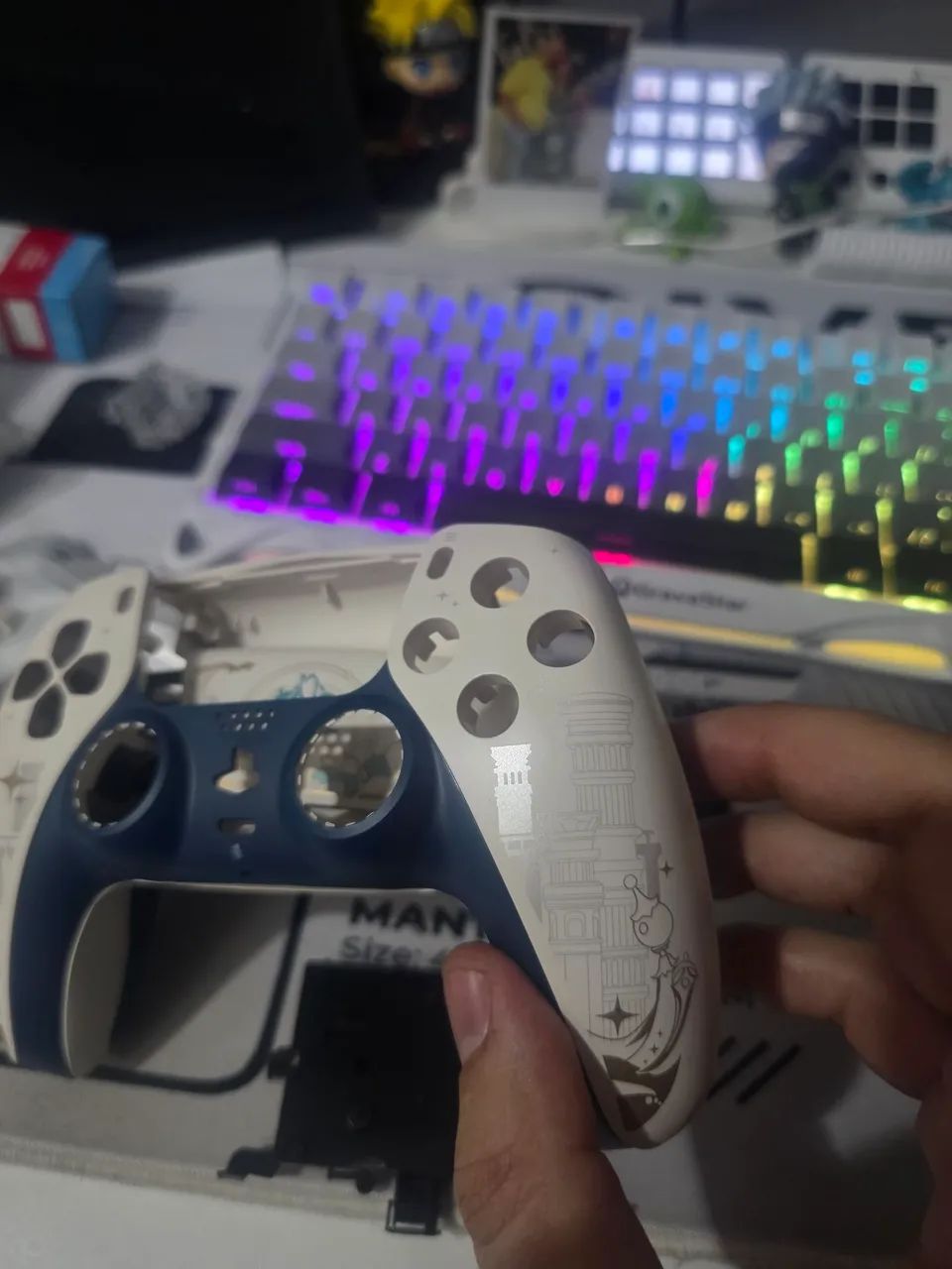 Carcaça Dualsense Genshin Impact  - Foto 3