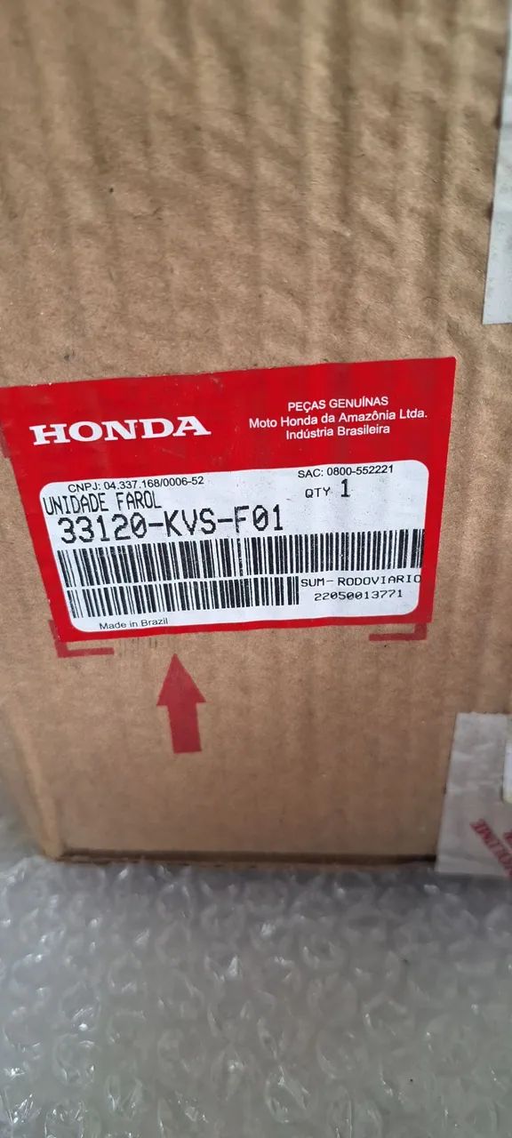 Farol para toda linha cg160 fan, titan ,start qualquer ano ,100% original! - Foto 5