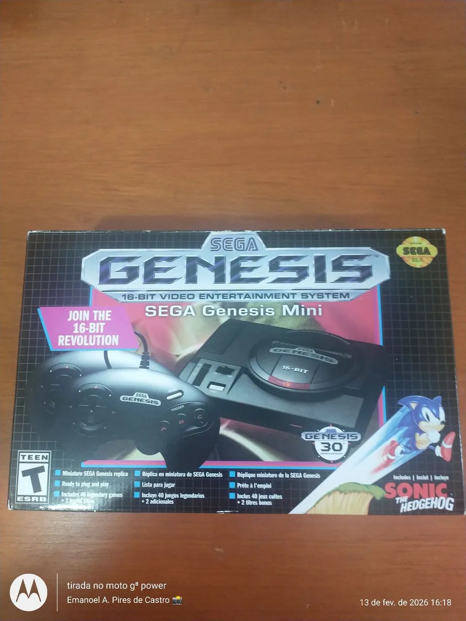 Sega Genesis Mini Original Completo - Consoles de Vídeo Game - Bom ...
