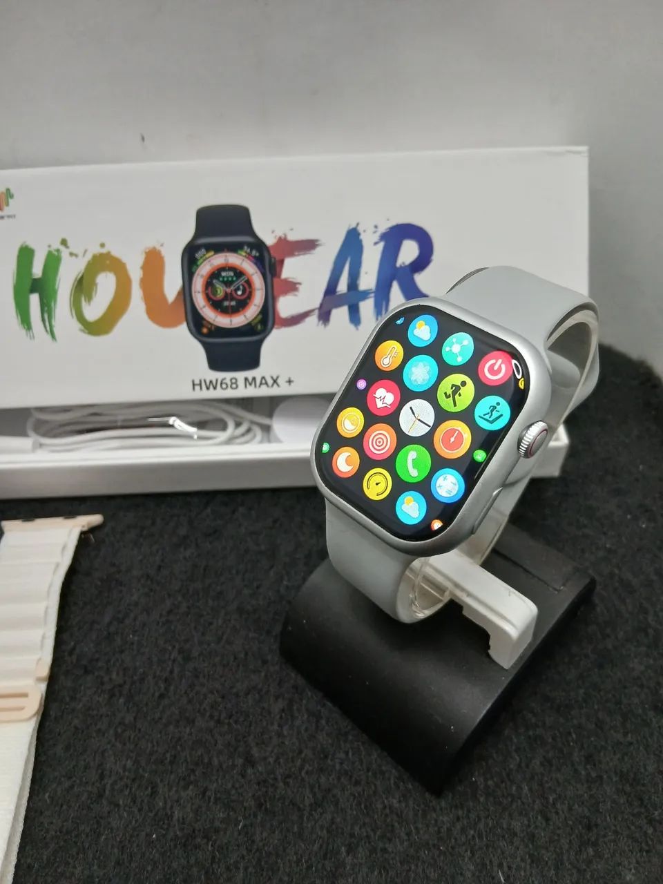 SMARTWATCH HOWEAR HW 68+ 47MM ANDROID E IOS.  * NOVO * - Foto 2
