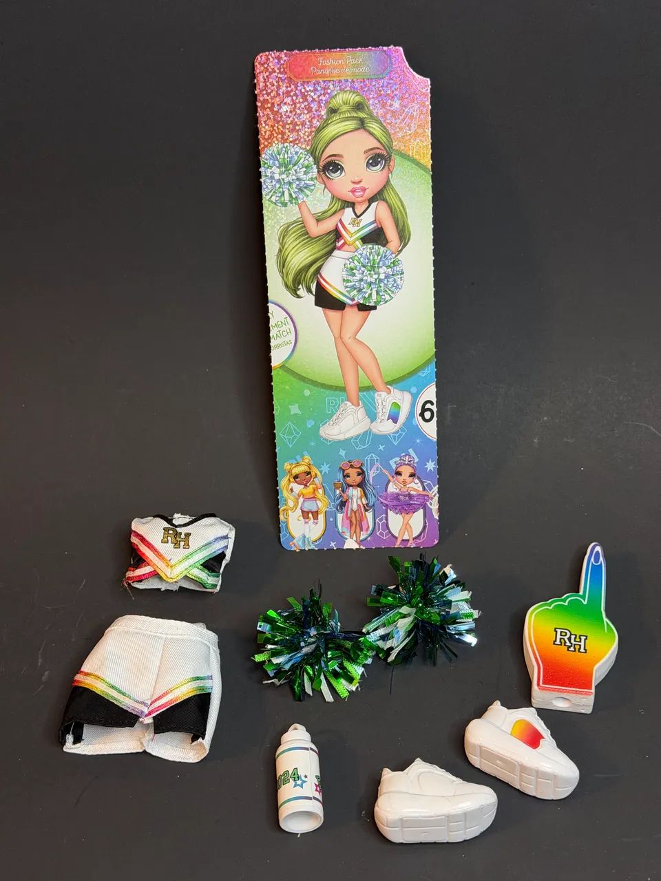 RAINBOW HIGH FASHION PACK JADE LIDER DE TORCIDA - Foto 4