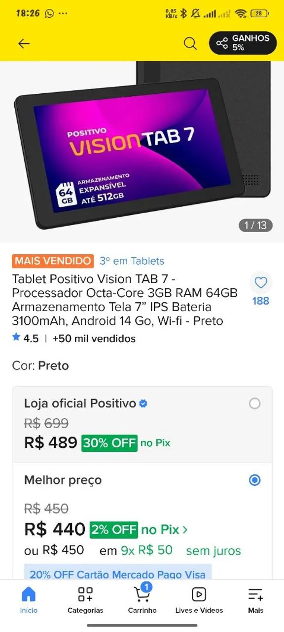 Tablet positivo vision 7  - Foto 3