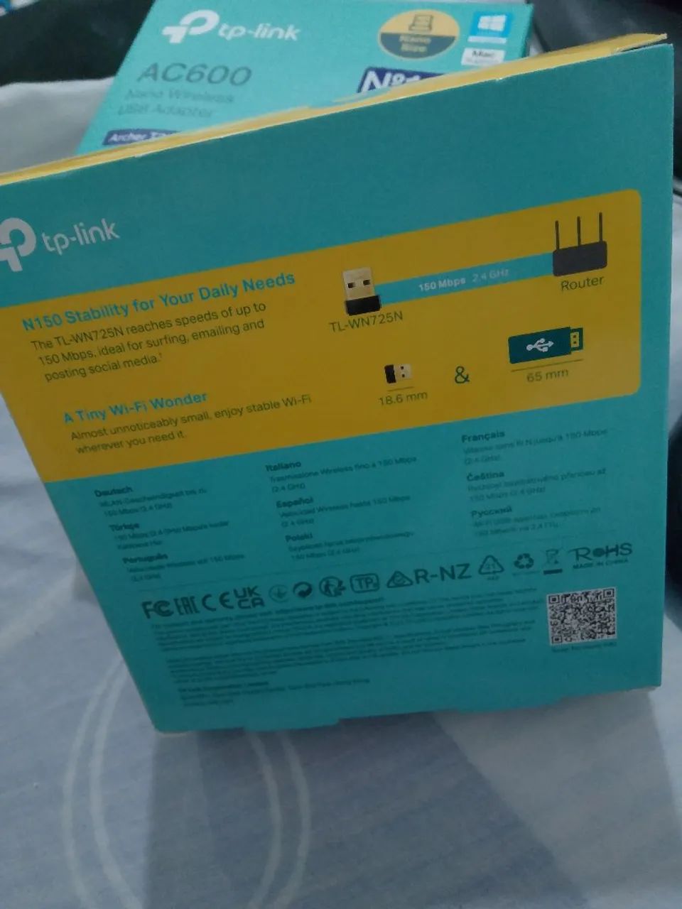 Adaptador Wi-Fi USB TP-Link 150Mbps Original - Foto 3