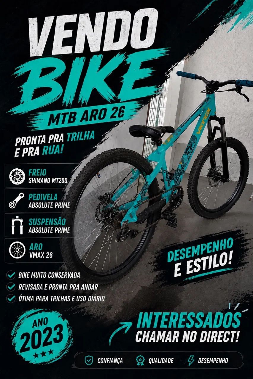 bicicleta vikingx tuff 30