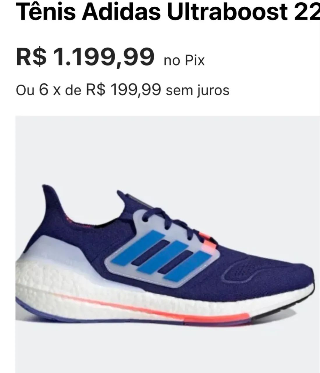 Tênis adidas ultraboost 22  - Foto 4
