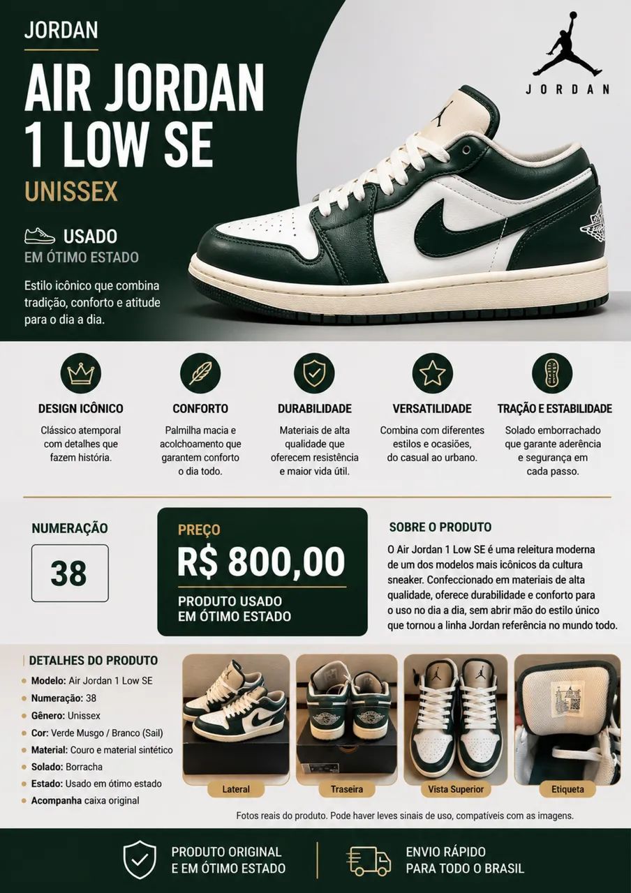 Air Jordan 1 Low SE  - Foto 5
