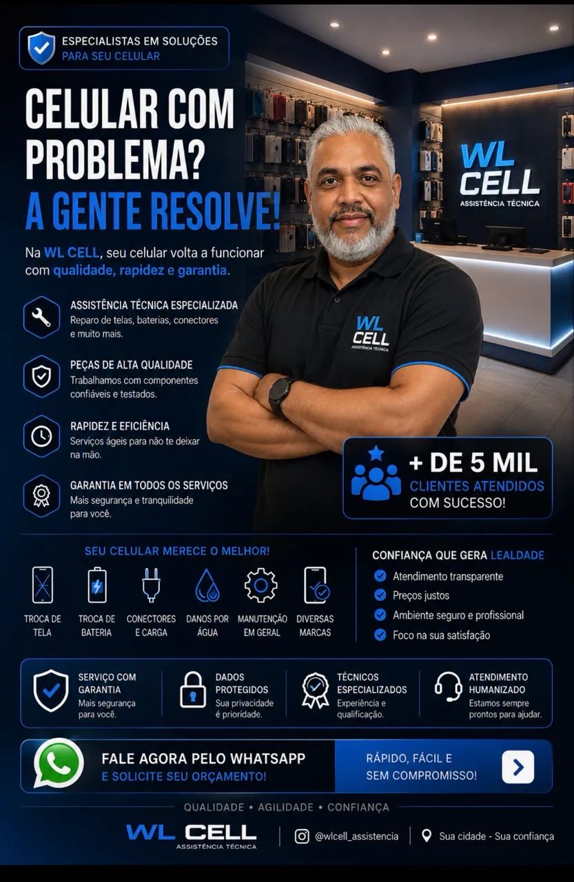 Consertos de smart fone e notebook 