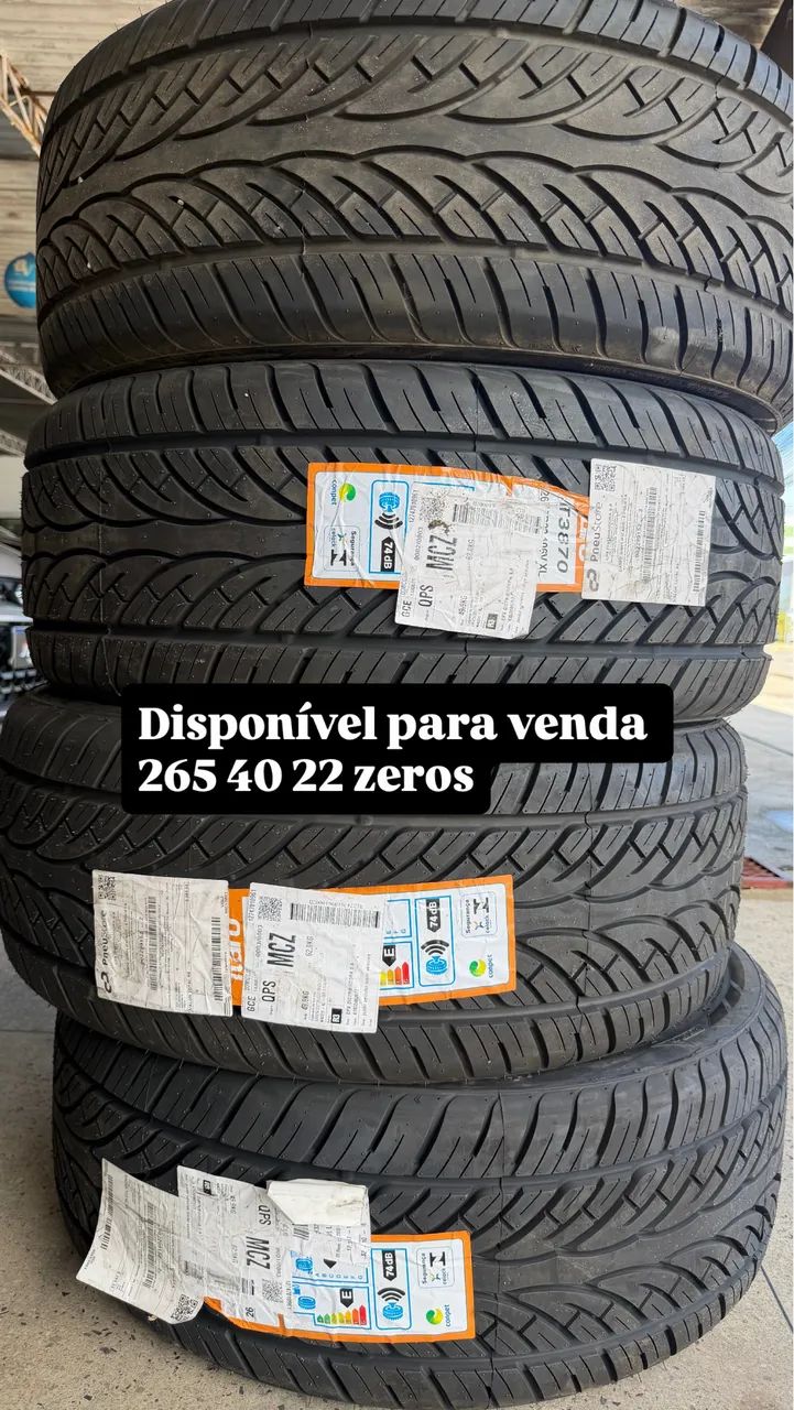 4 pneus 265 40 22 zero 