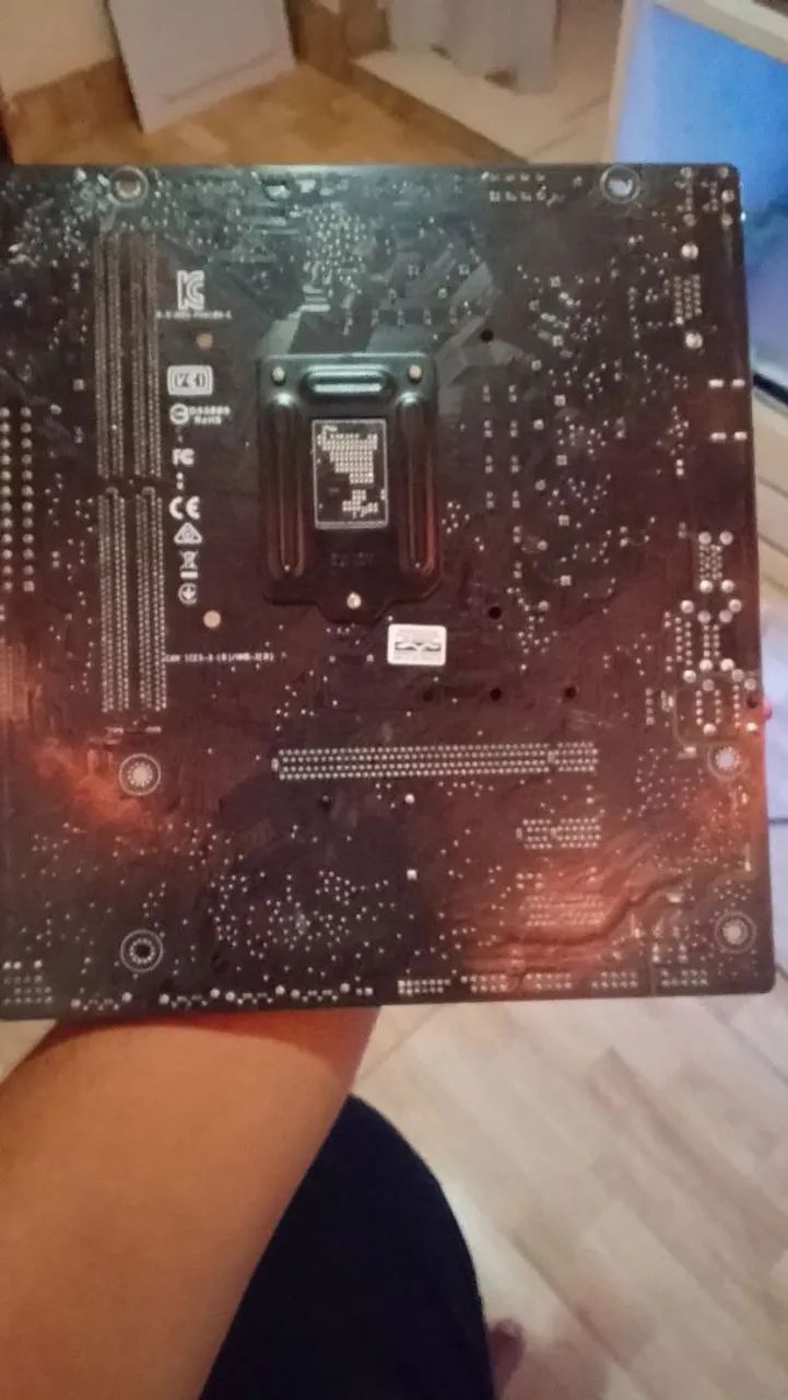 Kit placa mãe e processador 