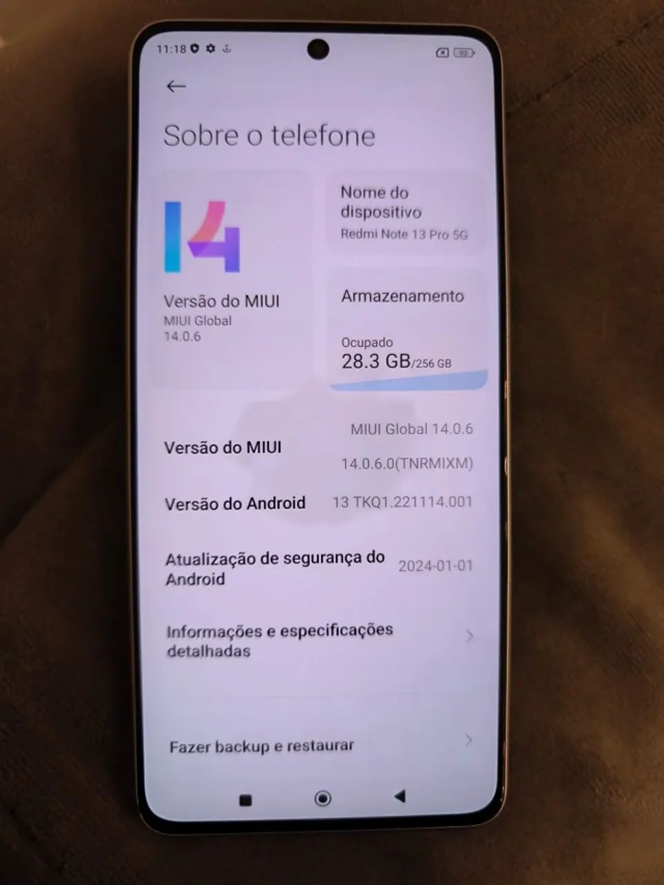 celular xiaomi redmi note 13 pro 5g 256gb - Foto 5