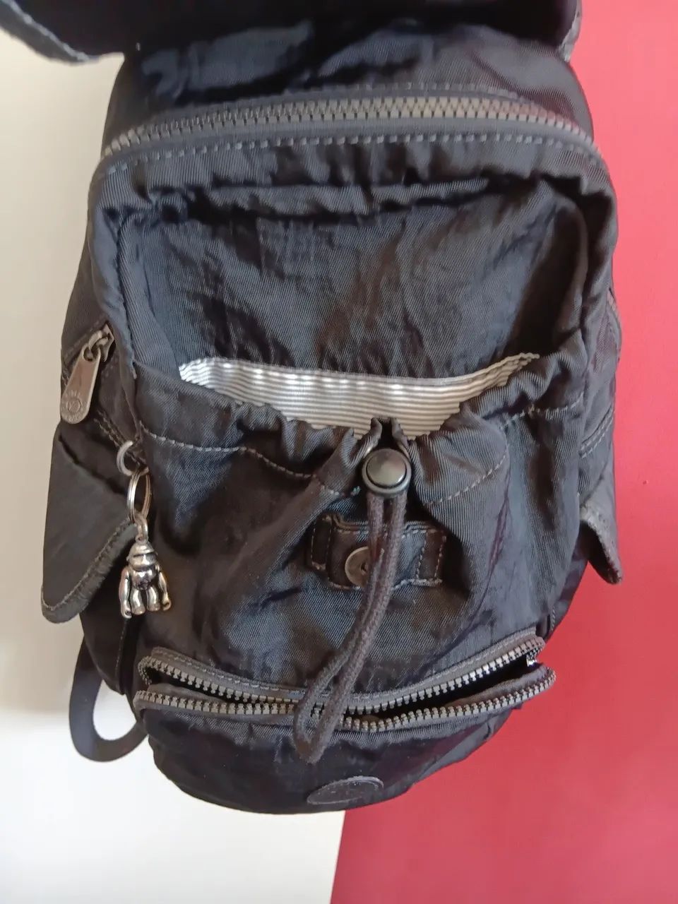 Mochila kipling original preta  - Foto 2