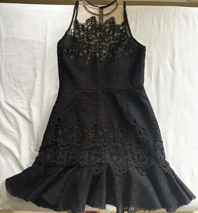 Vestido de renda preto - Foto 4