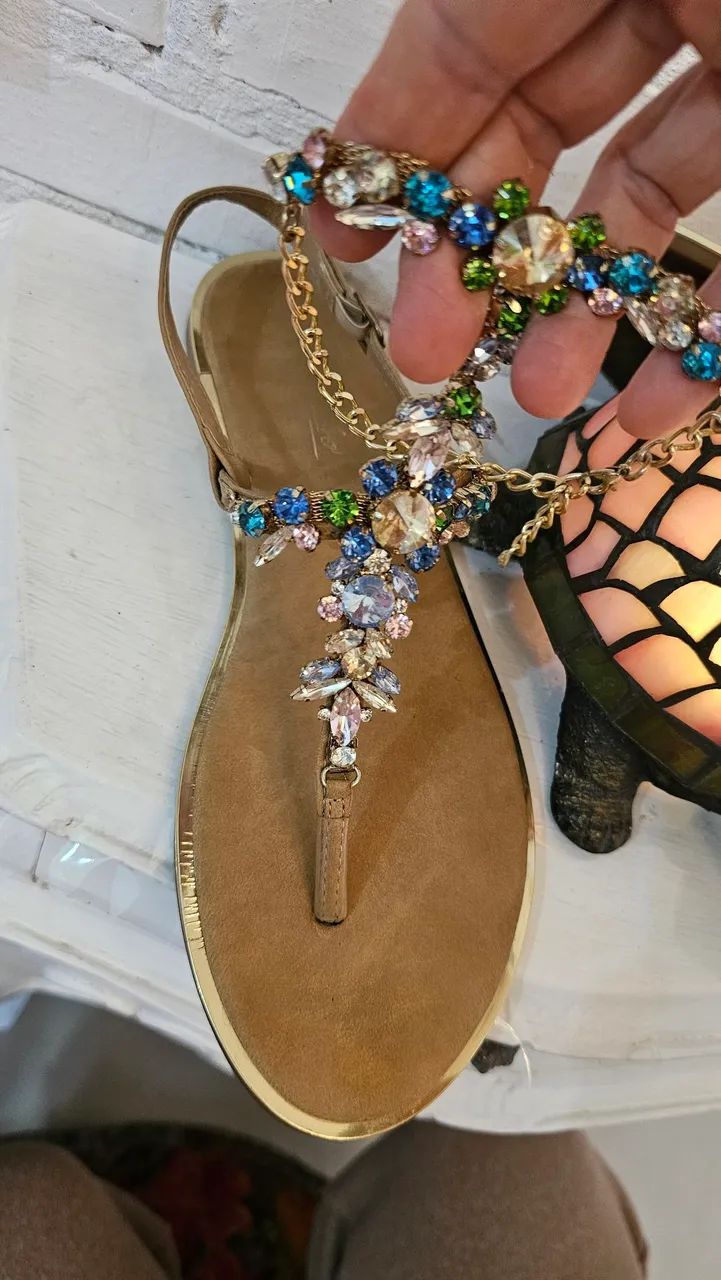 Sandalia 39 strass - Foto 4