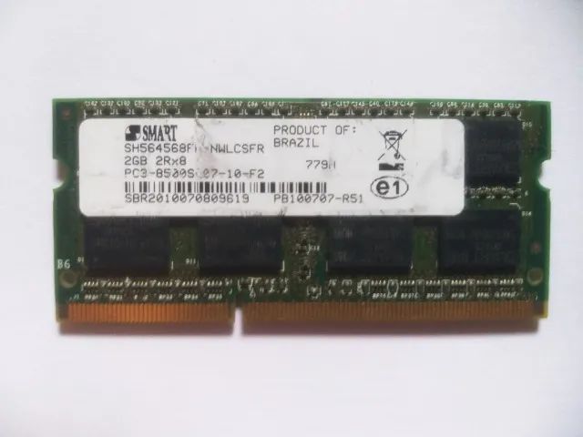 Memória 2gb DDR3 Smart Notebook (Entrega Grátis-Produto OEM) - Foto 2