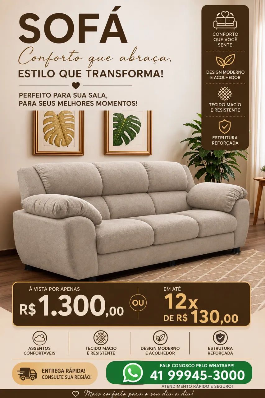 Sofás novos