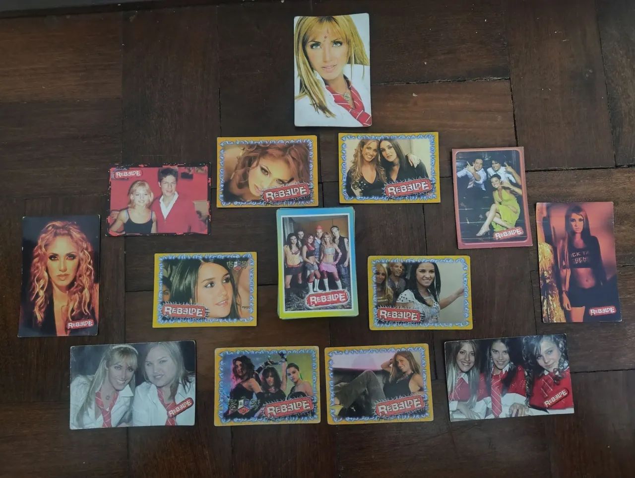 Cards coleção Rebelde 