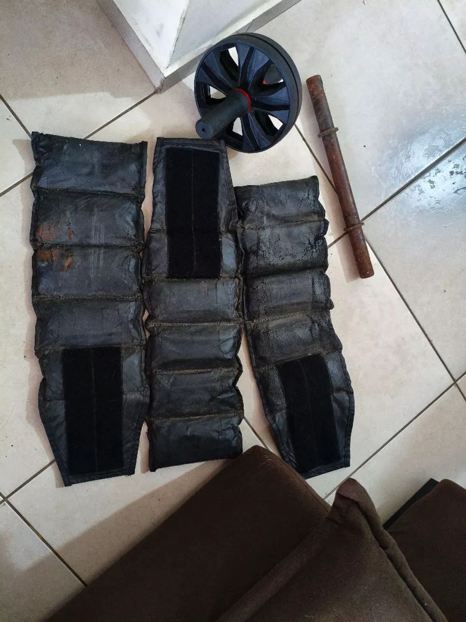 RODA ABDOMINAL, CANELEIRAS E BARRA HALTER - Foto 2
