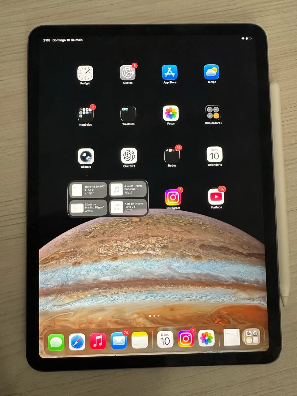 IPAD PRO 11 (3ª GERAÇÃO) - 256GB + APPLE PENCIL  - Foto 3