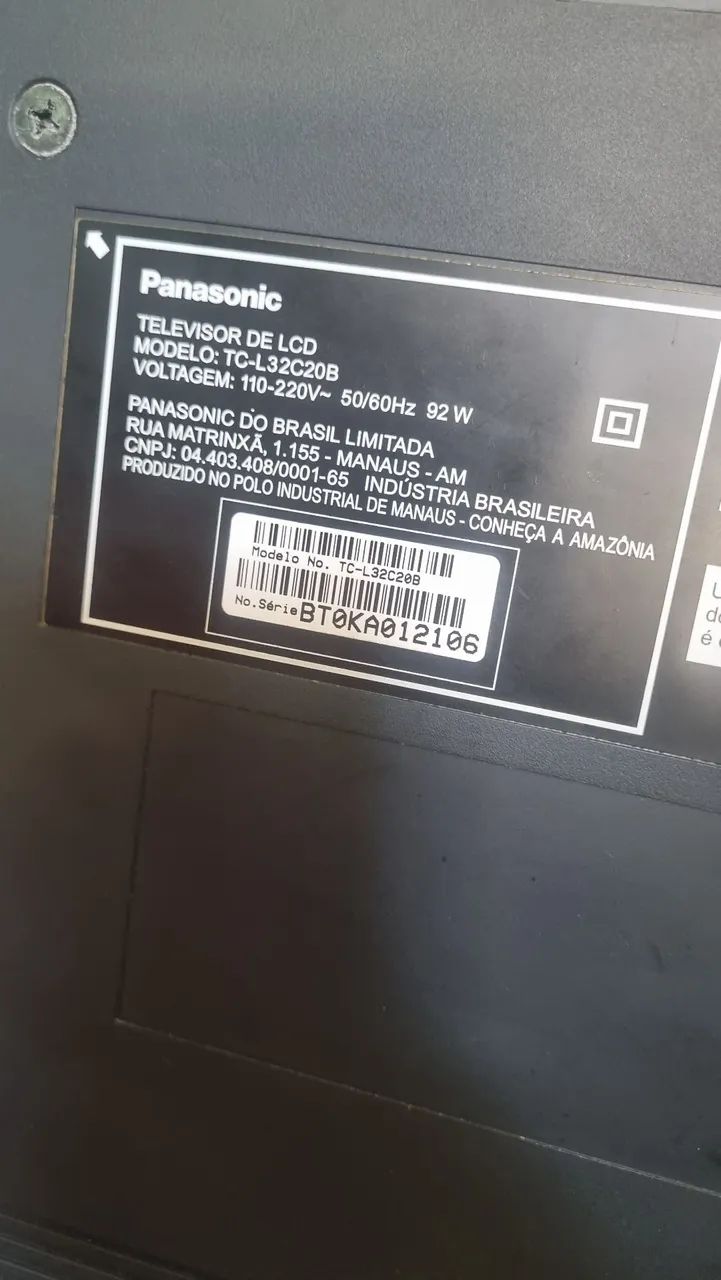 TV Panasonic 32 polegadas 