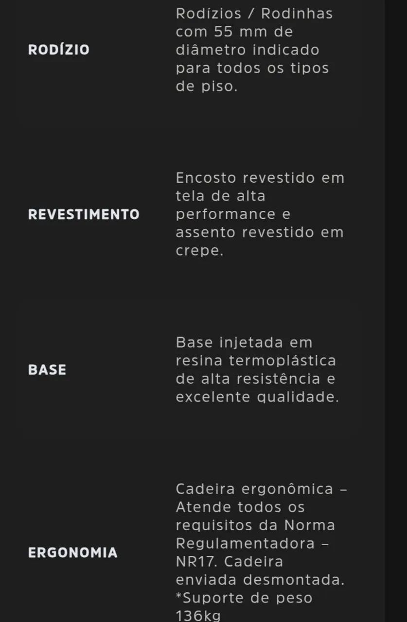 Cadeira Flexform na GARANTIA ATÉ 2028 - Foto 3
