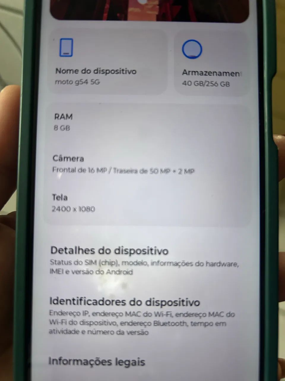 Celular MotoG54 256GB 5G - Foto 2