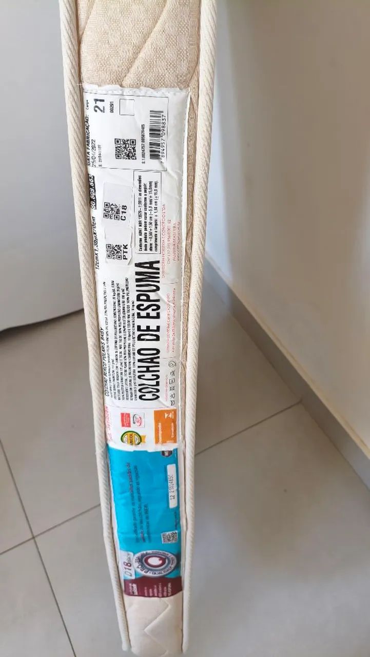 Berço com colchão orthocrin e mosquiteiro  - Foto 5
