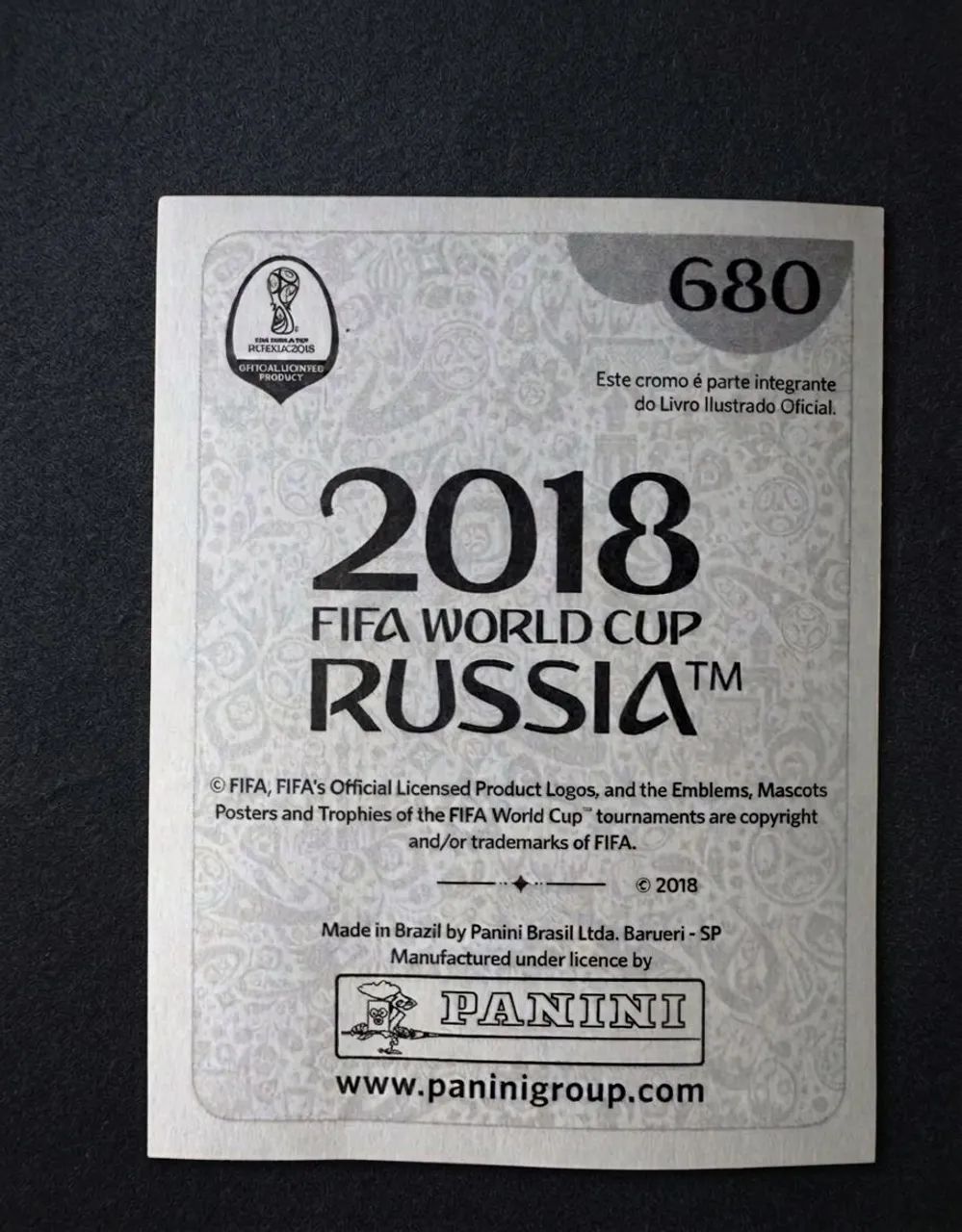 Figurinha Copa do Mundo 2018 Pelé Legend - Foto 2