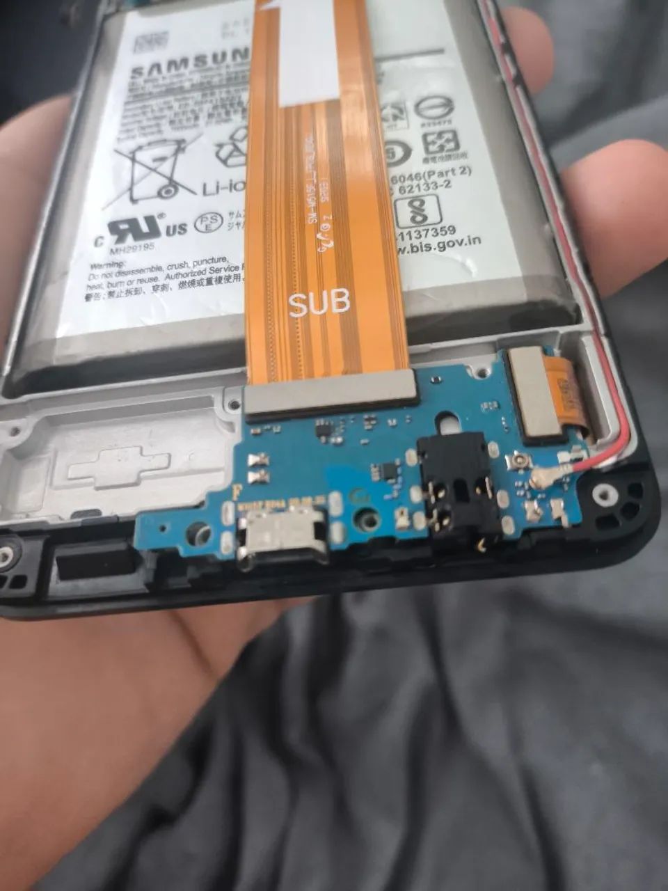 Celular para retirar peças m62 a placa mãe não funciona - Foto 3