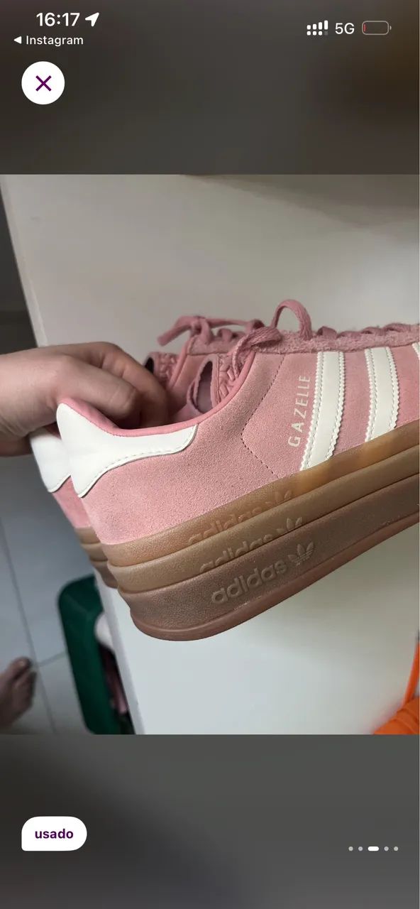 Tênis gazelle original feminino - Foto 3