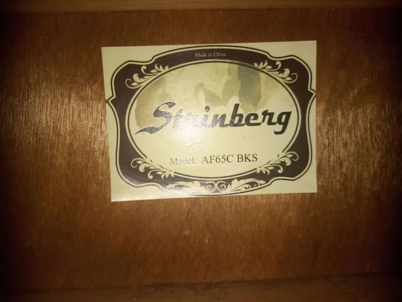 Violão Strinberg AF65C BKS + capa - Foto 4