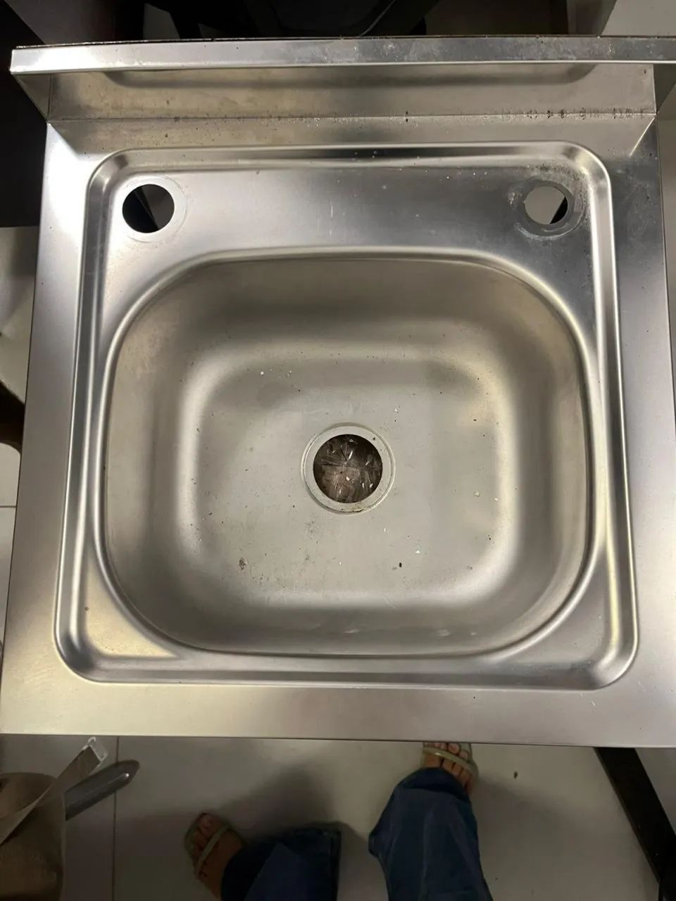 Pia de inox portátil 