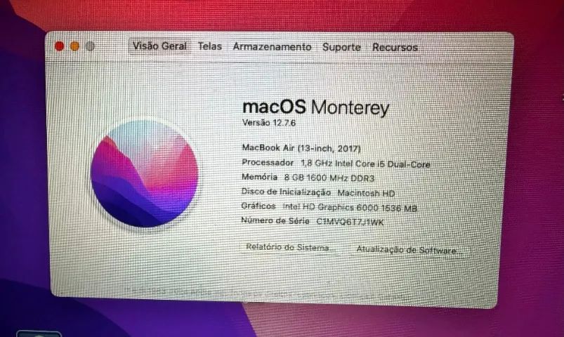 MACBOOK AIR 13 2018 CORE I5 1,83GHZ 256GB - Foto 5