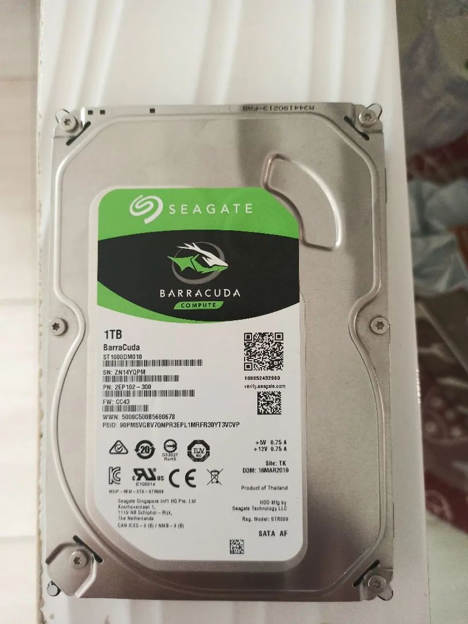 HD Seagate Barracuda 1tb (Disco Rígido)