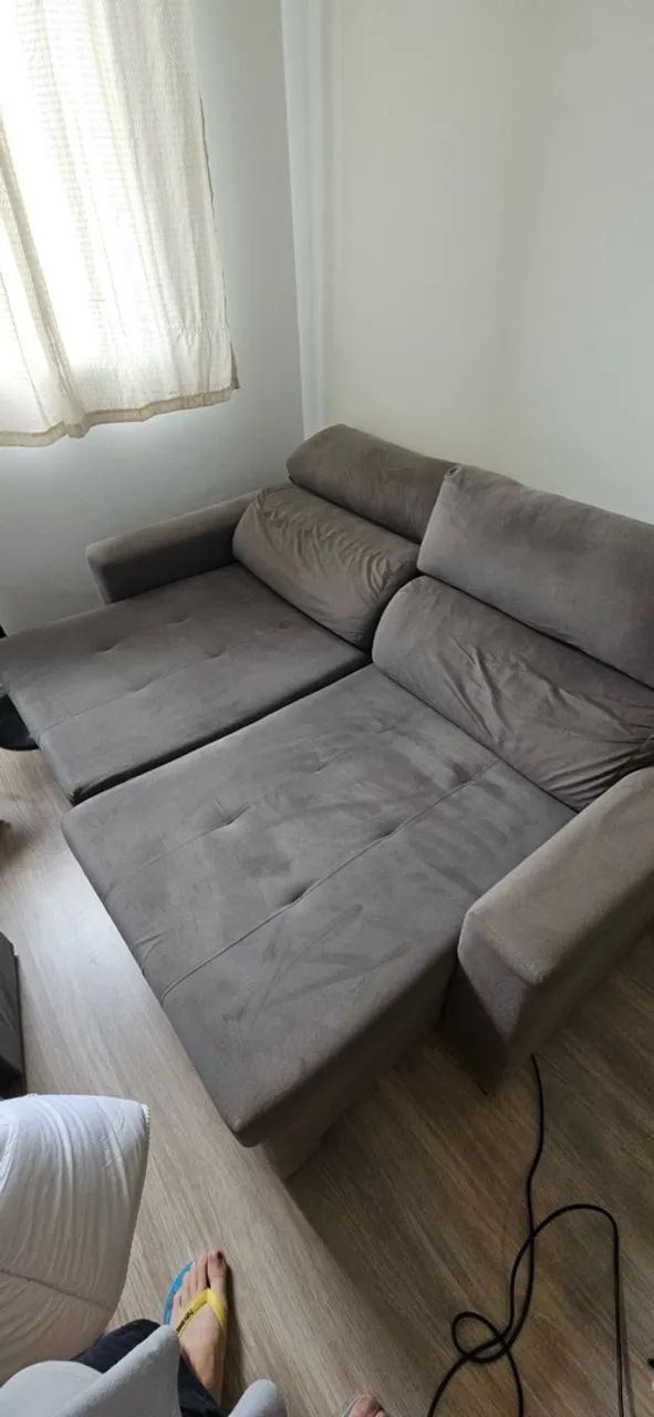 sofá 3 lugares retratil - Foto 3