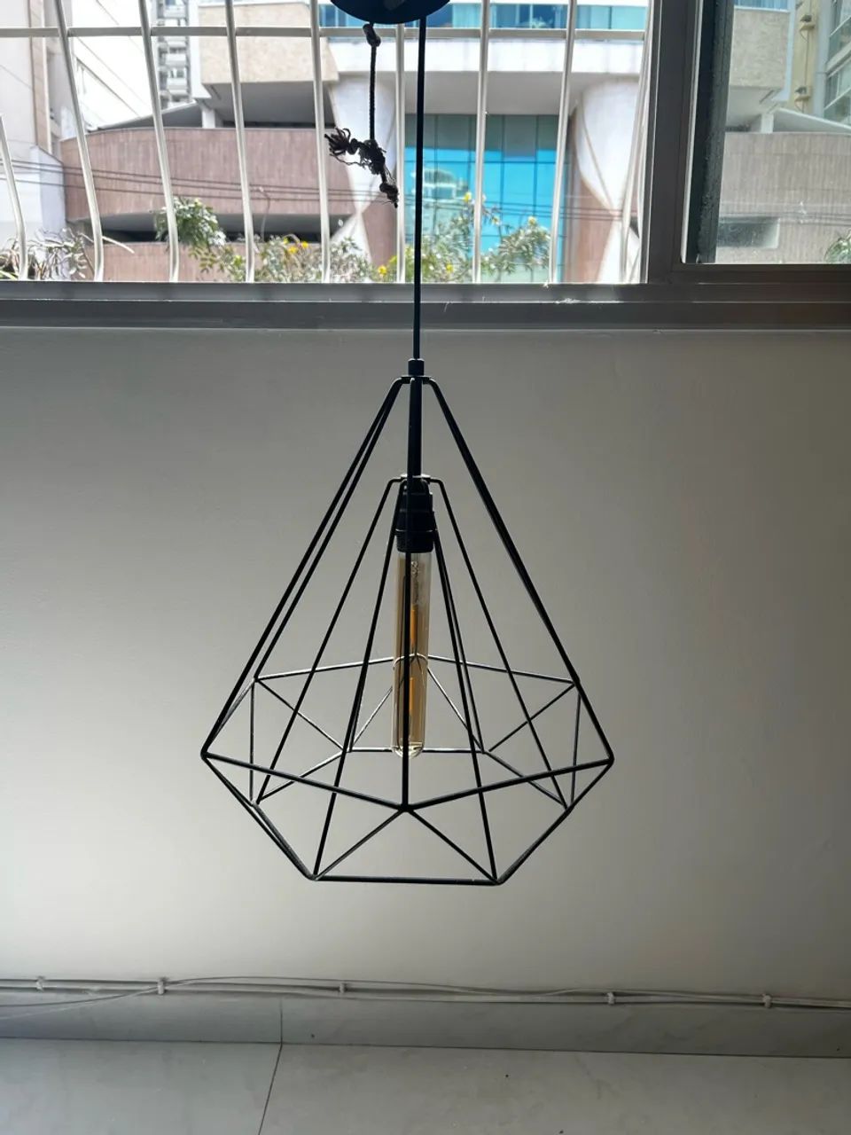 Lumin ária pendente diamante  - Foto 2