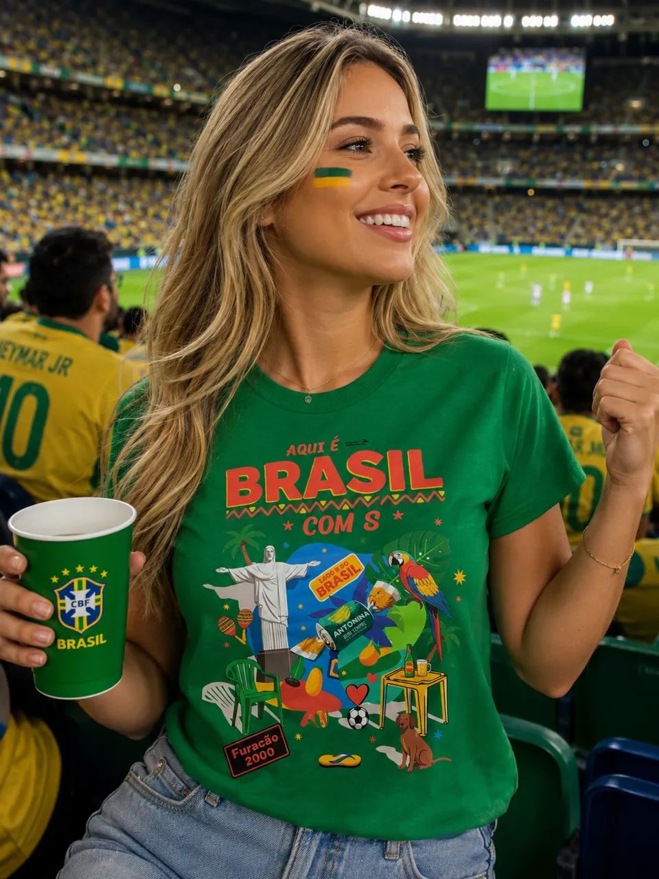 Camisas FEMININAS BRASIL - Foto 3