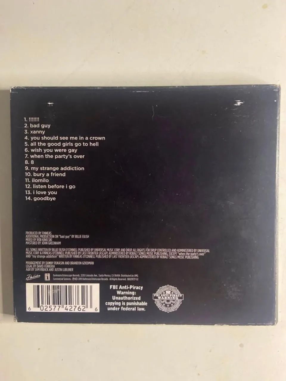 CD - BILLIE EILLISH - Foto 3