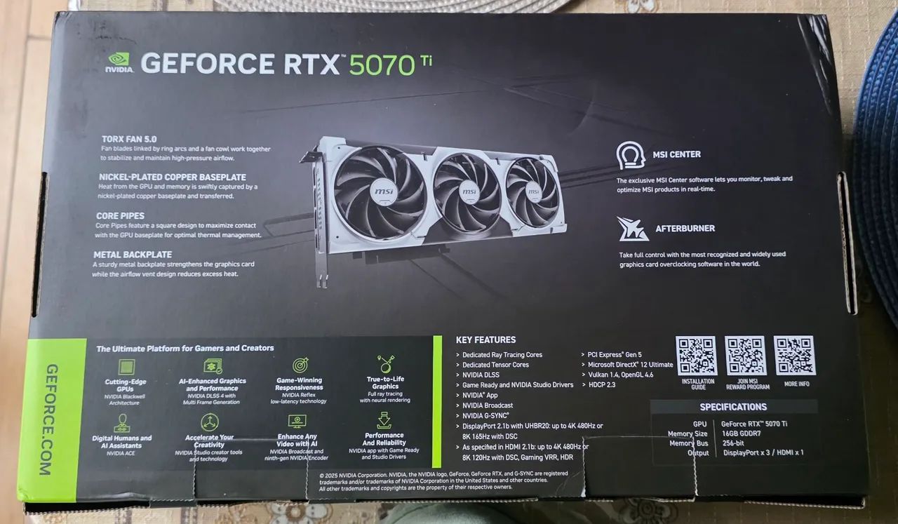 RTX 5070ti MSI - Foto 4