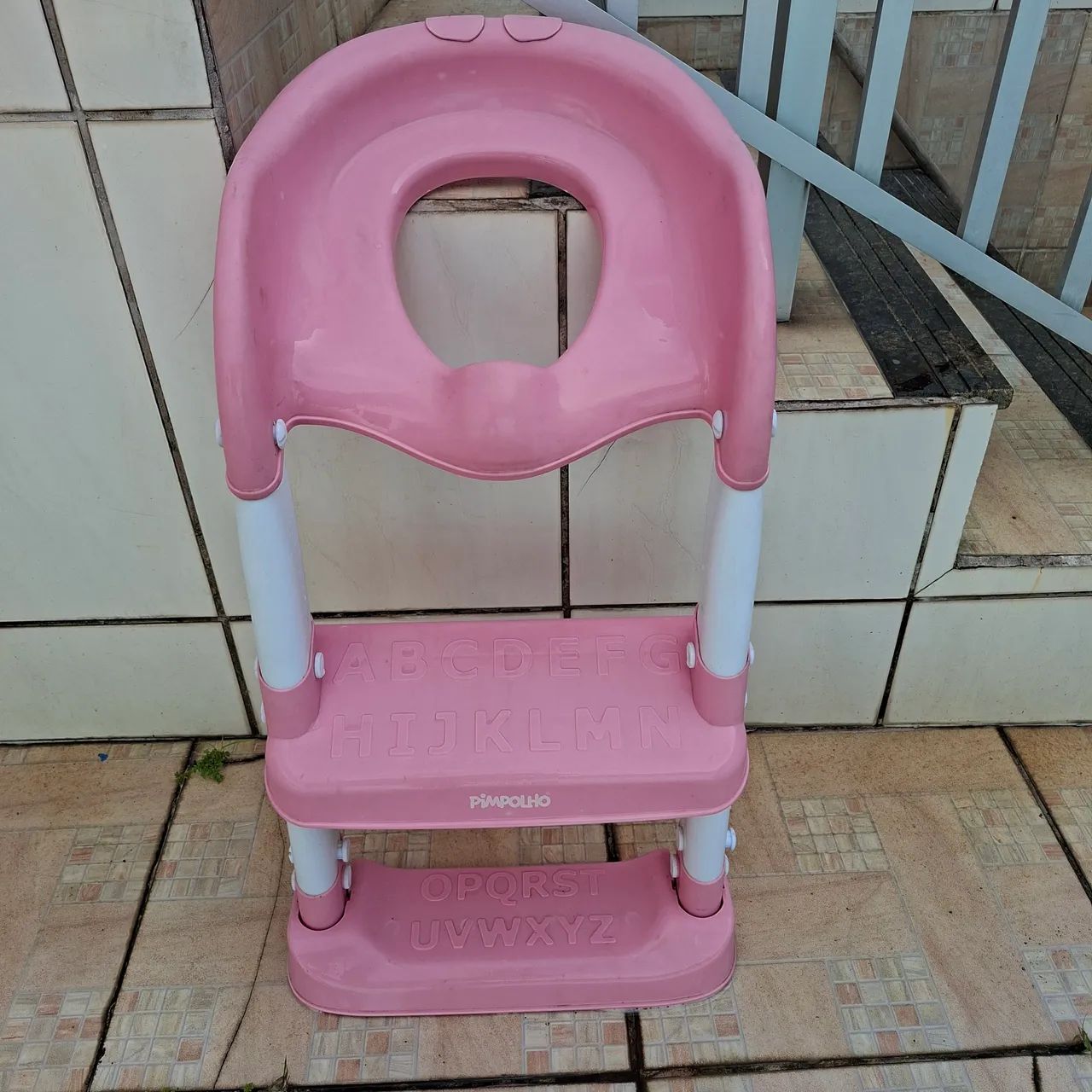 Assento escadinha de vaso sanitário 