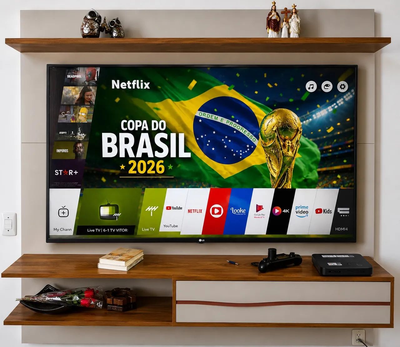 Smart TV LG 50 Polegadas - Vários Aplicativos 