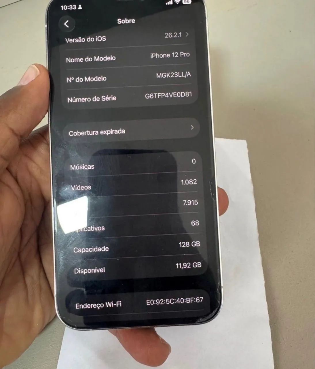 iPhone 12 Pro 128gigas - Celulares e Smartphones - Serra Dourada