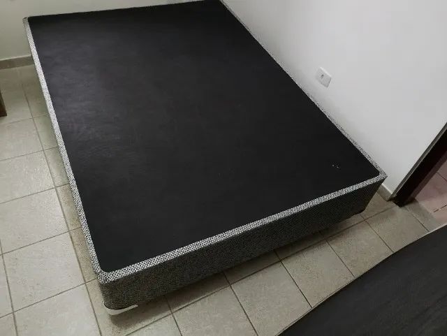 cama casal box com colchão - Foto 2