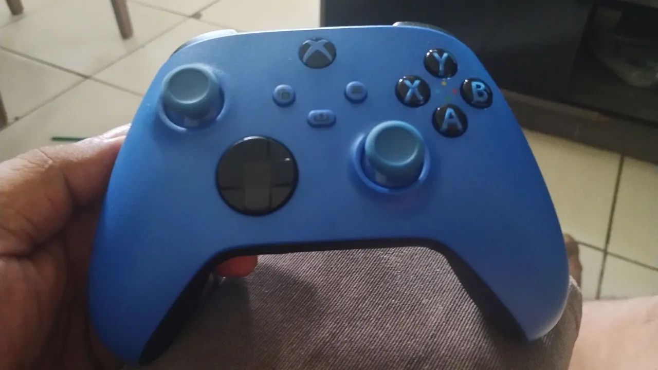 Controle Xbox azul!